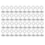 40PCS Cards Stand Name Menu Clips Table Sign Holders for Wedding Birthday7371
