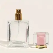 50ml Empty Refillable Travel Glass Perfume Bottle With Spray Atomizer