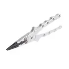 (Silver)Fishing Pliers Aluminium Alloy Split Ring Pliers Self Locking Fish UT