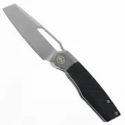 TwoSun Folding Knife Titanium/Carbon Fiber Handle 14C28N Plain Edge TS593