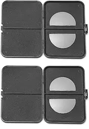 OKH 2-pack Stick-on Bifocal Lenses Reader, Adhesive Magnifying Reading Lenses for Glasses Goggles, No Water Needed