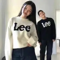 在飛比找蝦皮購物優惠-折扣特惠🇰🇷韓國代購LEE 毛衣 字母logo針織毛衣 針織