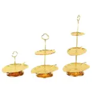 3-Tier Fruit Dessert Stand Rack Cake Display Plate Candy Fruit Display Tower