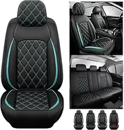 YOUFOX Car Seat Covers Suitable for Subaru Subaru Forester Tribecca Vogue Cross Reckout Back Car Seat Cover Waterproof Auto Parts Front and Rear 5 Seats, Black Green
