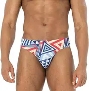 [AIMPACT] Men Color Block Swim Brief Men Swimwear Bikini Swimsuit Sexy for Men