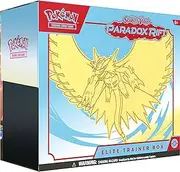 Pokémon TCG: Scarlet & Violet—Paradox Rift Elite Trainer Box - Roaring Moon (9 Booster Packs, 1 Full-Art Foil Card & Premium Accessories), Paradox Rift - Roaring Moon