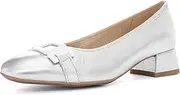 [ARA] Women's Graz Pumps, Silver, EU 42 Wide, silver, 11 AU
