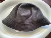 BRIXTON PACKABLE BUCKET HAT SOFT FLEECE LIKE POLY SIZE OS GRAY NEW
