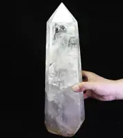 6.66kg Natural Clear Quartz Crystal Tower Obelisk Wand Point Healing Specimen