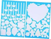 Alipis 1Set Christmas Luminous Window Sticker Decals for Glass Removable Static Cling Xmas Decoration for Home Festive Holiday Enhanced Version