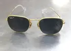 RAY-BAN ORB8157 9217TO 51 Sunglasses Ray Ban Glasses Gold Frame & Black Lens