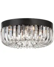 Crystorama Alister 5 Light Charcoal Bronze Ceiling Mount