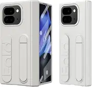 Phone Filp Case Kickstand Case Compatible with Google Pixel 9 Pro Fold,[Built-in Screen Protector & Wrist Strap] Military-Grade Protection Cover Shookproof Phone Case Compatible with Google Pixel 9 Pr