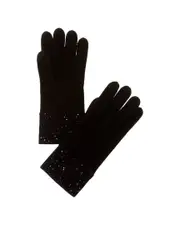 sofiacashmere Sequin Cashmere Gloves