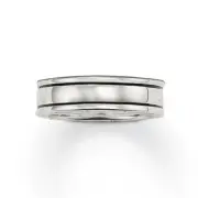 40% SALE! - Genuine Thomas Sabo 2 Lines Band Ring Size 66 TR1936M66 -RRP $249