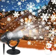 Christmas Double Head Snowflake Projection Lights, Outdoor LED Christmas Lights
