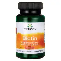 在飛比找Yahoo!奇摩拍賣優惠-【 Swanson 】Biotin 生物素 5mg 100顆