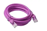 8WARE Cat6a UTP Ethernet Cable 2m SnaglessPurple