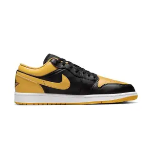【NIKE 耐吉】Air Jordan 1 Low Yellow Ochre 黑黃 AJ1 男鞋 休閒運動鞋 籃球鞋 低筒 553558-072