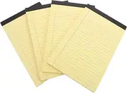 Happyyami 4 Pack Mini Legal Pads Horizontal Ruled Writing Notebooks School Memo Pads Tearable Notepads for College Office Home