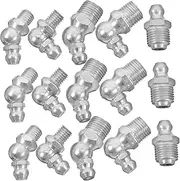 50-piece Grease Fitting Kit Set Steel Construction for Versatile Lubrication Needs Easy Storage in Plastic Case