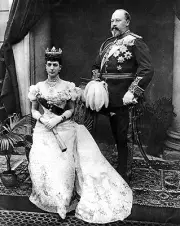New 8x10 Photo: British Monarchs King Edward VII & Queen Alexandra of Denmark
