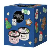 Organic Shop Gift Set With Rose Scrub And Camellia Body Cream