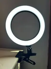 Itek LED Selfie Ring Light W/Phone Holder & Flexible Gooseneck Arms - New