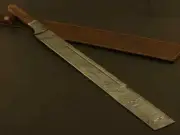 Custom Handmade Damascus Steel Viking Sword Battle Ready Medieval Sword + Sheath