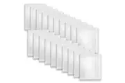 10pc Colourhide Display Book Refillable File Holder Organiser 40-Sheets Clear
