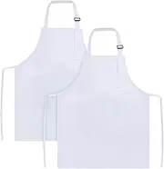 Sinland Kids Apron Children's Chef Apron for Cooking Baking Painting 2 Pack