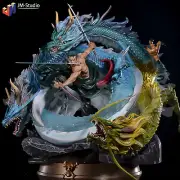 Roronoa Zoro JK Statue w/ 2 Heads Collectible Anime Action Figure 50cm PVC Model