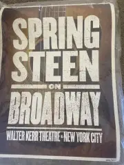 Bruce Springsteen on Broadway numbered poster 2018 NEW