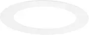uxcell 1-Pack Goof Rings for 2 Inch Recessed Lights, 2.2" ID 3.4" OD Durable Steel Trim Ring Flush Mount White Can Light Trim Ring Cover for Ceiling Can Downlights