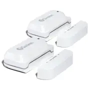 Wireless Window/Door Alert Sensor (2 Pack). Easy Installation (Permanent or T...