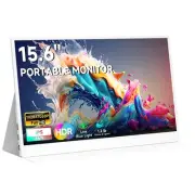 Portable Monitor 15.6inch 1080P FHD, USB-C HDMI Computer Display, HDR IPS Gam...