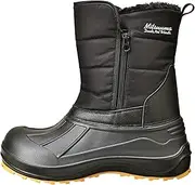 MITSUUMA(ミツウマ) Hiking Shoes, Snow Boots, Lightweight, Thermal Boa Lining Fabric, 2.4 inches (6 cm), Waterproof, Ceramic Sole, Side Zipper, Snow Shovel, Snow Shoes