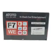 Atoto F7G2A7WE Black Navigation Entertainment In Dash Car Stereo System