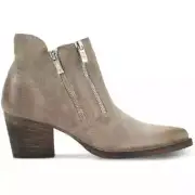 DKNY Womens Kieran Block Heel Pointed Toe Casual Ankle Boots Boots 9