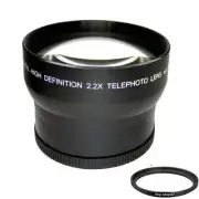 2.2x Telephoto Lens For Canon EOS M200 M100 M50 M10 M5 M6 W/ 15-45mm Lens
