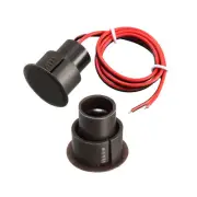 RC-36 NO Recessed Wired Door Contact Sensor Alarm Magnetic Reed Switch Brown