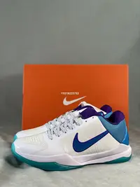 在飛比找Yahoo!奇摩拍賣優惠-NIKE Zoom Kobe 5 Chaos 科比5黑白紅 