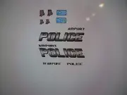 Rhode Island Airport Police Patrol Car Decals 1:64 Two for one money