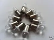 10 New Pinball 6.3 Volt LED RGB Color Changing Bulbs 44/47 Bayonet Base BA9S