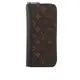 Louis Vuitton Zippy Monogram 塗層帆布及小牛皮拉鍊長夾_展示品(棕色/黑色) M60109