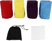 OKJHFD 5 Gallon 4Pcs Bubble Hash Bags Herbal Hash Filter Extraction Bag 25/73/160/220 Mn for Essential Oil with Carrying Bag and Filter Cloth