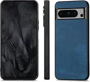 Compatible with Google Pixel 6 Pro Case,Compatible with Google Pixel 6 Pro (PU+TPU) Lens Protection Phone Cover Blue