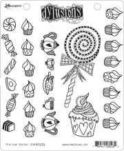 Dyan Reaveley's Dylusions Cling Stamp Collection-Tea Time Treats (Pack of 1)