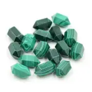 AAA+ Natural Malachite Double Terminated Carved Point Loose Gemstone