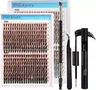 Sezlinver DIY Lash Extension Kit 320 Pcs Lash Clusters Kit Individual Lashes ...